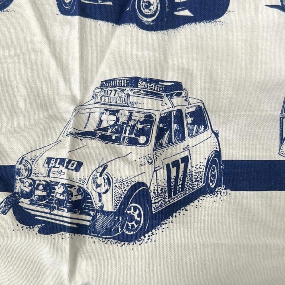 TEA TOWEL CARS NWT British Motor Centre tea towel Vintage English MINI C… - Picture 2 of 16